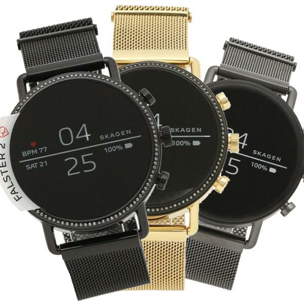 スカーゲン 時計 レディース メンズ ファルスター2 40mm スマートウォッチ メッシュベルト クォーツ SKAGEN