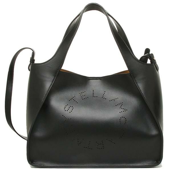 ステラマッカートニー バッグ STELLA McCARTNEY 513860 W8542 1000 ECO SOFT ALTER NAPPA エコソフトアルターナッパ 2WAYバッグ レディース トートバッグ 無地 BLACK 黒 詳細画像