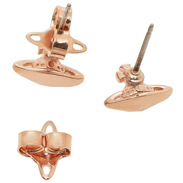 ヴィヴィアンウエストウッド ピアス アクセサリー VIVIENNE WESTWOOD 62010014 G002 BE1177/3 ローレライ スタッド LORELEI STUD EARRINGS レディース ピンクゴールド 詳細画像