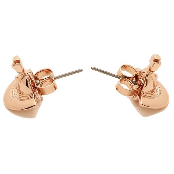 ヴィヴィアンウエストウッド ピアス アクセサリー VIVIENNE WESTWOOD 62010038 G002 724499B/3 ソリッド オーブ SOLID ORB EARRINGS ピンクゴールド 詳細画像