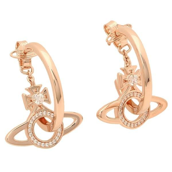 ヴィヴィアンウエストウッド ピアス アクセサリー VIVIENNE WESTWOOD 62010105 G103 ミランダ MIRANDA EARRINGS レディース ピンクゴールド