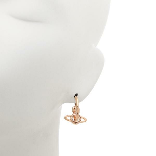 ヴィヴィアンウエストウッド ピアス アクセサリー VIVIENNE WESTWOOD 62010105 G103 ミランダ MIRANDA EARRINGS レディース ピンクゴールド 詳細画像