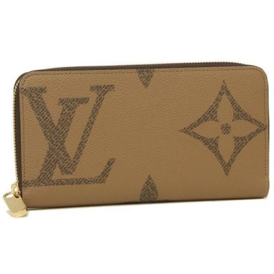 ルイヴィトン 財布 Louis Vuitton M69353 Monogram Giant モノグラムジャイアント ジッピーウォレット レディース 長 財布 茶色 2020春夏新作 Axes