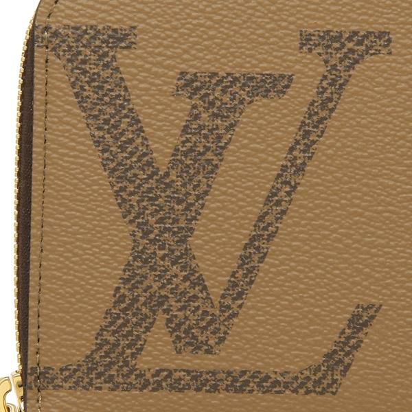 ルイヴィトン 財布 LOUIS VUITTON M69353 MONOGRAM GIANT モノグラムジャイアント ジッピーウォレット レディース  長財布 茶色 | AXES