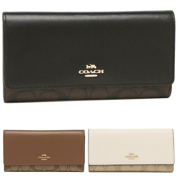 コーチ 長財布 シグネチャー レディース COACH FC5966 (13)IME74 カーキ サドル ベージュ コーチ 長財布 シグネチャー レディース COACH FC5966 (13)IME74 カーキ サドル ベージュ