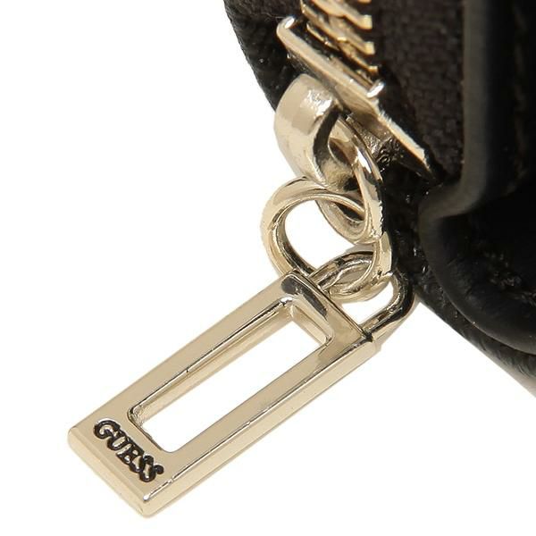 ゲス 財布 GUESS VG718041 BLACK レディース 二つ折り財布 ミニ財布 無地 BLACK 黒 詳細画像