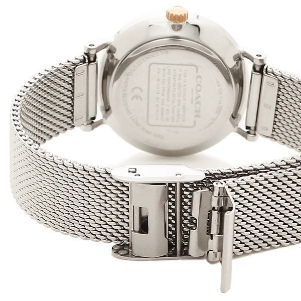 コーチ 時計 COACH 14503519 28MM PERRY ペリー クォーツ メッシュベルト レディース腕時計ウォッチ シルバー 詳細画像