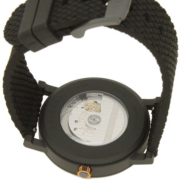 ブルガリ 時計 BVLGARI BB41BBCLD/MB 41MM ブルガリブルガリ ソロテンポ バックスケルトン 替えベルト メンズ腕時計 ウォッチ ブラック 詳細画像