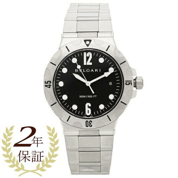 ブルガリ 時計 BVLGARI DP41BSSSD 41MM ディアゴノ スクーバ メンズ腕時計 ウォッチ ブラック/シルバー
