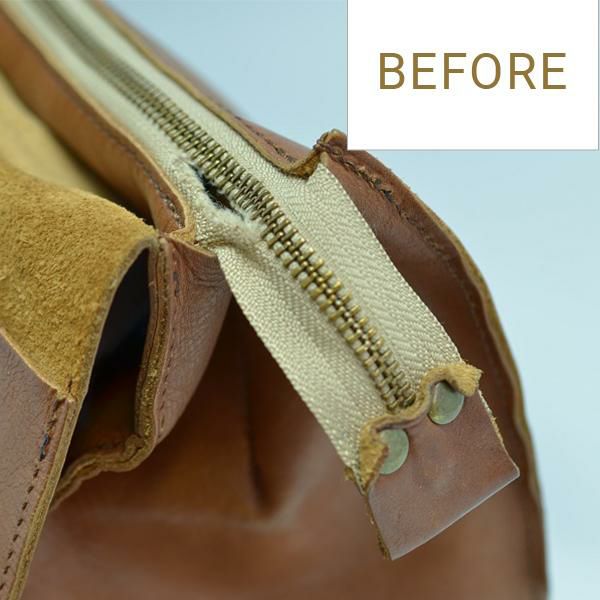 【バッグ修理】ファスナー交換 詳細画像