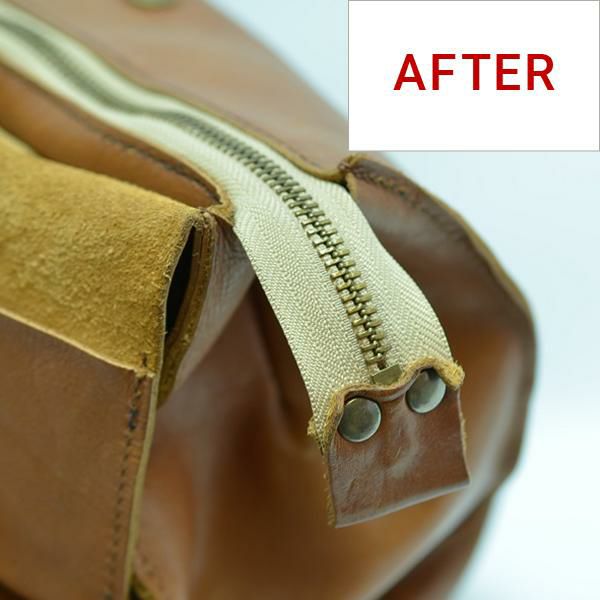 【バッグ修理】ファスナー交換 詳細画像