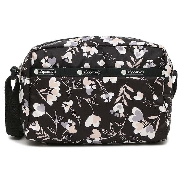 レスポートサック バッグ LESPORTSAC 2434 F534 DANIELLA CROSSBODY レディース ショルダーバッグ 花柄 LOVELY NIGHT 黒 詳細画像