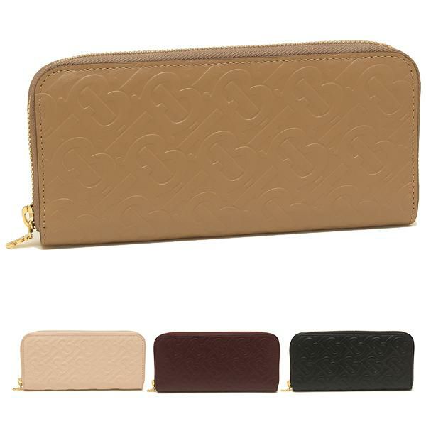 バーバリー 長財布 モノグラム ジップラウンドウォレット レディース BURBERRY 8011603 8011611 8011610 8011601