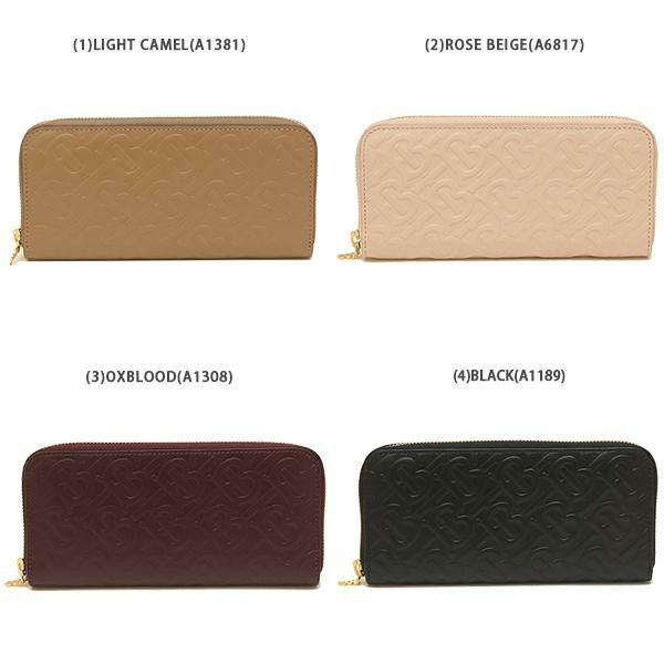 バーバリー 長財布 モノグラム ジップラウンドウォレット レディース BURBERRY 8011603 8011611 8011610 8011601 詳細画像