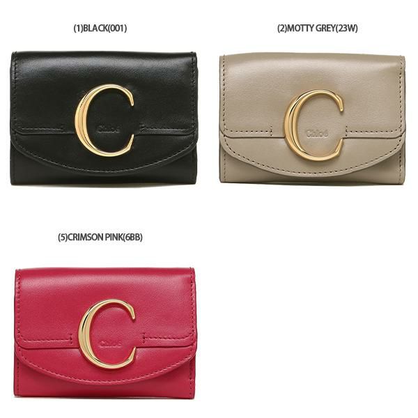 クロエ 三つ折り財布 クロエシー レディース CHLOE CHC19UP058A37 詳細画像