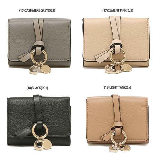 クロエ 三つ折り財布 アルファベット レディース CHLOE CHC17AP946H9Q 詳細画像