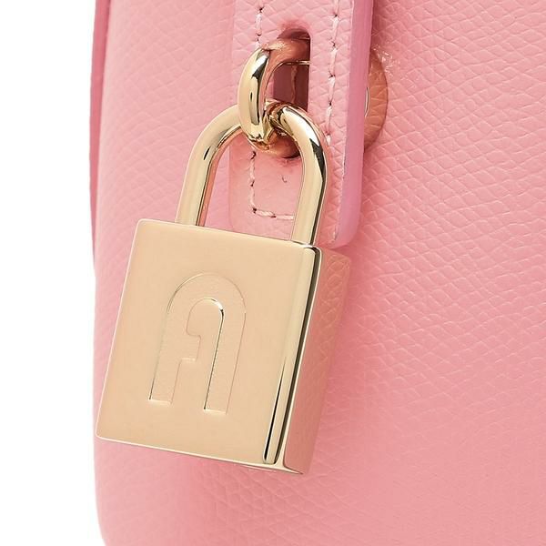 フルラ バッグ FURLA 1057369 BAHR ARE 04A FURLA PIPER MINI DOME パイパー ミニ ドーム レディース ハンドバッグ 無地 PINK h 詳細画像