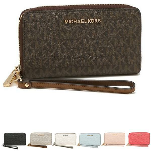 マイケルコース 長財布 ジェットセットトラベル レディース MICHAEL KORS 35F8GTVW9B 35F8STVW9B (2)VANILLA ホワイト