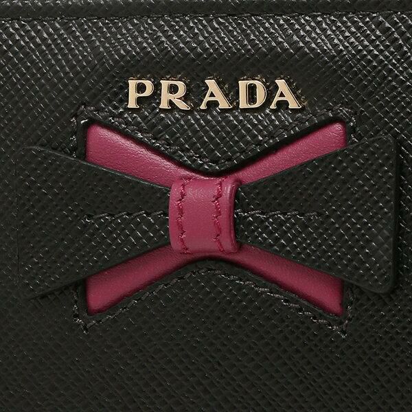 プラダ 二つ折り財布 サフィアーノ リボン レディース PRADA 1ML018 2B7S 詳細画像