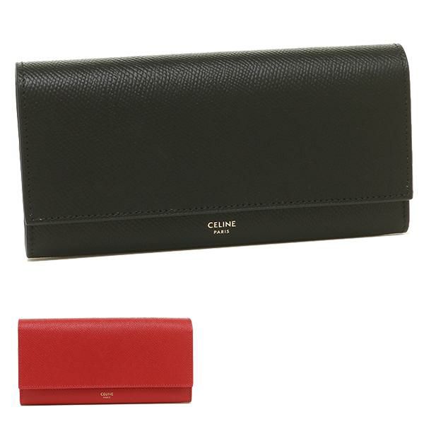 CELINE / 長財布/レザー/BLK/レディース/10b563bel セリーヌ 長財布 ラージフラップウォレット レディース CELINE