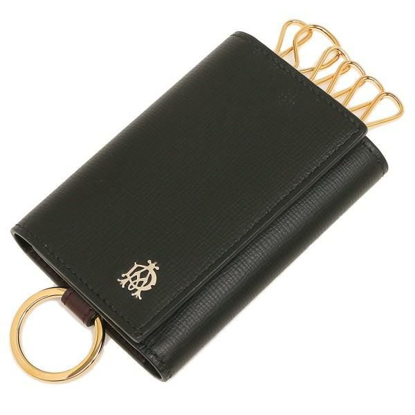 ダンヒル メンズ キーケース DUNHILL L2S850A BELGRAVE キーホルダー BLACK