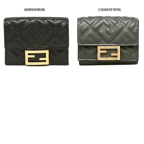 フェンディ 三つ折り財布 バゲット レディース FENDI 8M0395 AAJD 詳細画像