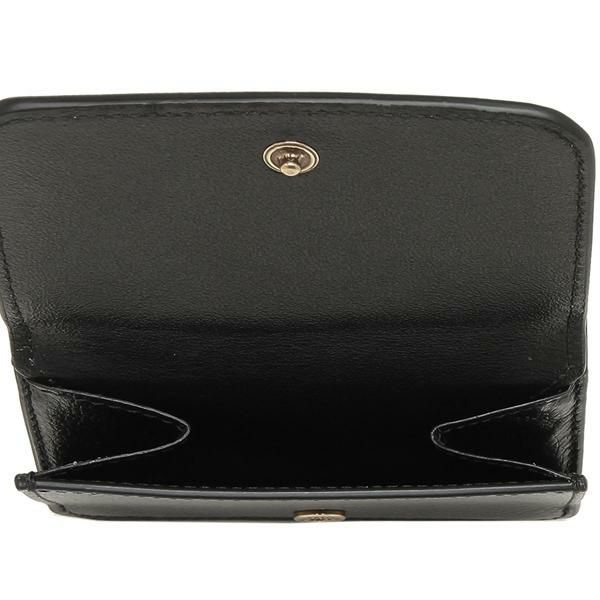 バレンシアガ 財布 BALENCIAGA 593813 1IZIM 1090 CASH MINI WALLET キャッシュ ミニ財布 メンズ レディース 三つ折り財布 無地 BLACK WHITE 黒 詳細画像