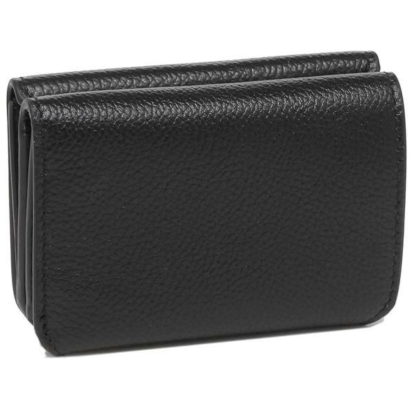 バレンシアガ 財布 BALENCIAGA 593813 1IZIM 1090 CASH MINI WALLET キャッシュ ミニ財布 メンズ レディース 三つ折り財布 無地 BLACK WHITE 黒 詳細画像
