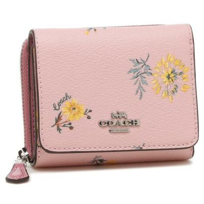 コーチ 三つ折り財布 ミニ財布 ピンク レディース Coach 2924 Axes コーチ 三つ折り財布 ミニ財布 ピンク レディース Coach 2924 Axes