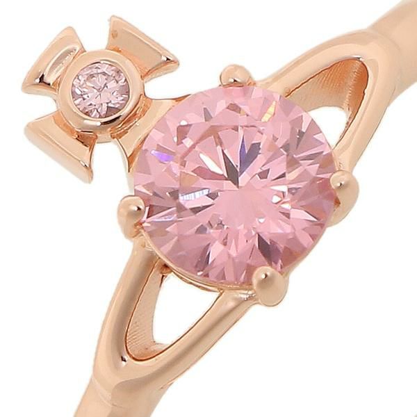 ヴィヴィアンウエストウッド リング アクセサリー VIVIENNE WESTWOOD 64040006 G109 REINA PETITE RING レディース 指輪 PINK GOLD 詳細画像