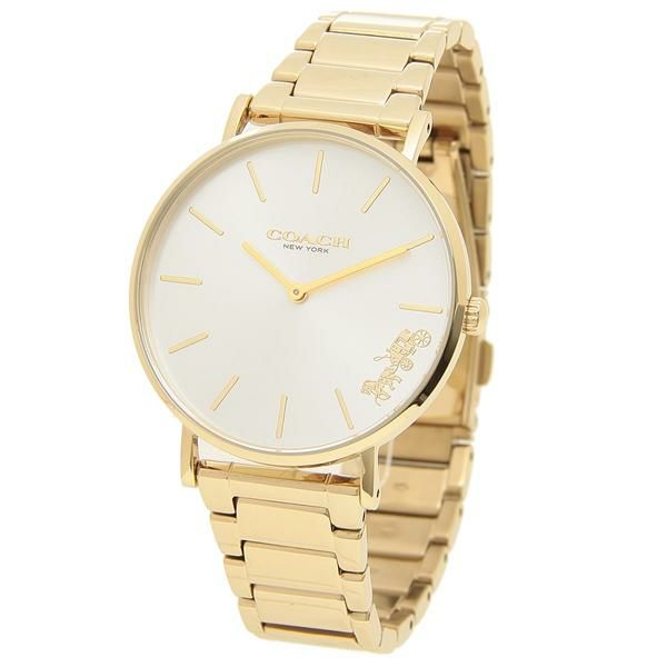 コーチ 時計 COACH 14503345 PERRY ペリー 36MM クォーツ レディース腕時計ウォッチ ゴールド 詳細画像