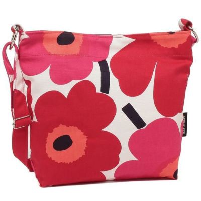 マリメッコ バッグ Marimekko 0496 001 Venni Pieni Unikko Bag ウニッコ レディース ショルダーバッグ 花柄 White Red 赤 対応 春夏新作 Axes