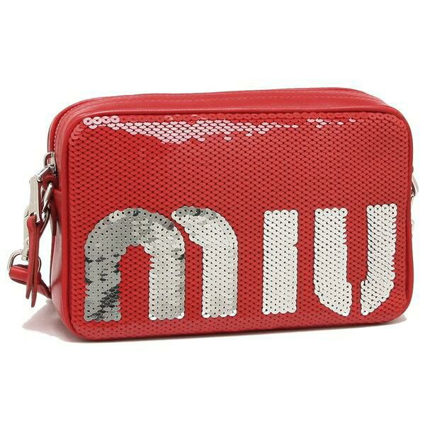 ミュウミュウ ショルダーバッグ ロゴ レディース MIU MIU 5BH118 959 詳細画像