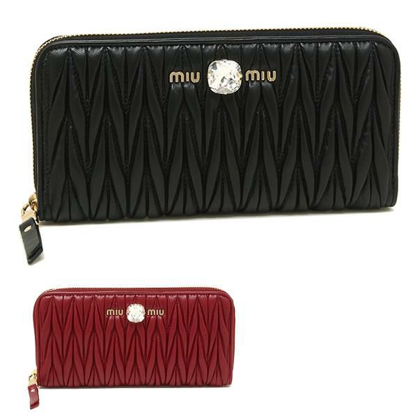 ミュウミュウ 長財布 マテラッセ レディース MIU MIU 5ML506 2D3Y