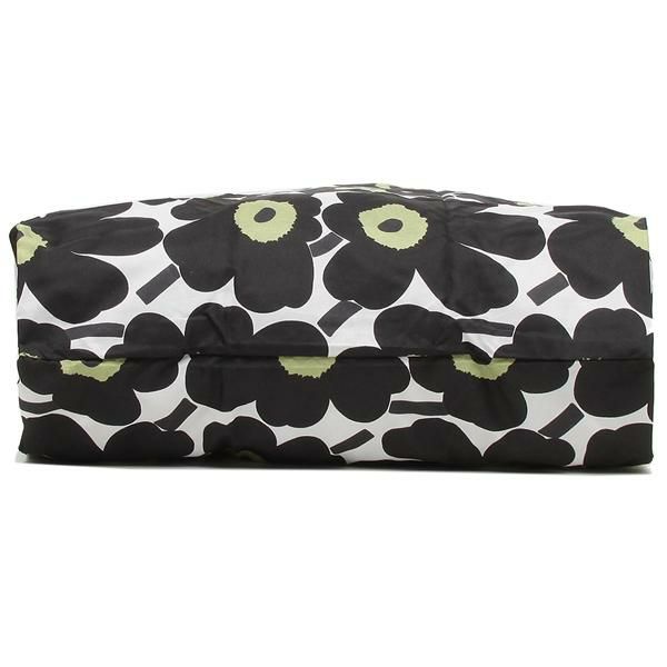 マリメッコ トートバッグ ミニウニッコ A4対応 エコバッグ スマートバッグ ブラック レディース MARIMEKKO 048852 030 詳細画像