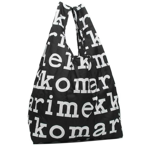 マリメッコ バッグ MARIMEKKO 048854 910 SMARTBAGS MARILOGO スマートバッグ マリロゴ レディース トートバッグ エコバッグ BLACK/WHITE 黒 A4対応 マル…