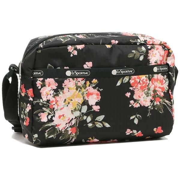 レスポートサック バッグ LESPORTSAC 2434 F632 DANIELLA CROSSBODY レディース ショルダーバッグ 花柄 GARDEN ROSE 黒