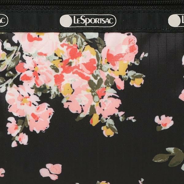 レスポートサック バッグ LESPORTSAC 3352 F632 QUINN BAG レディース ショルダーバッグ 花柄 GARDEN ROSE 黒 詳細画像