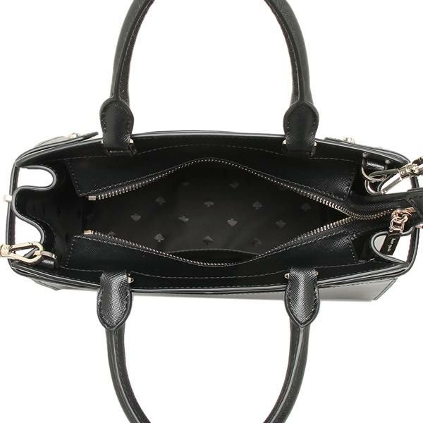 ケイトスペード バッグ KATE SPADE WKRU6951 001 レディース ハンドバッグ ショルダーバッグ 無地 ブラック 黒 詳細画像