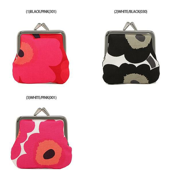 マリメッコ ポーチ ミニウニッコ がま口 花柄 コインケース レディース MARIMEKKO 034773 詳細画像