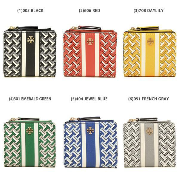 トリーバーチ 二つ折り財布 ミニ財布 ザグ レディース TORY BURCH 64283 詳細画像