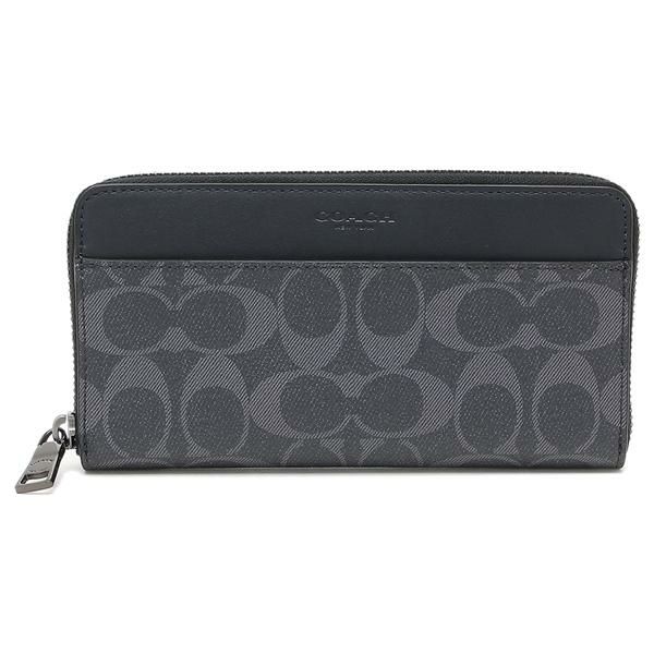 コーチ 財布 COACH F58112 QBDEN アコーディオン ウォレット シグネチャー メンズ 長財布 デニムブルー 詳細画像
