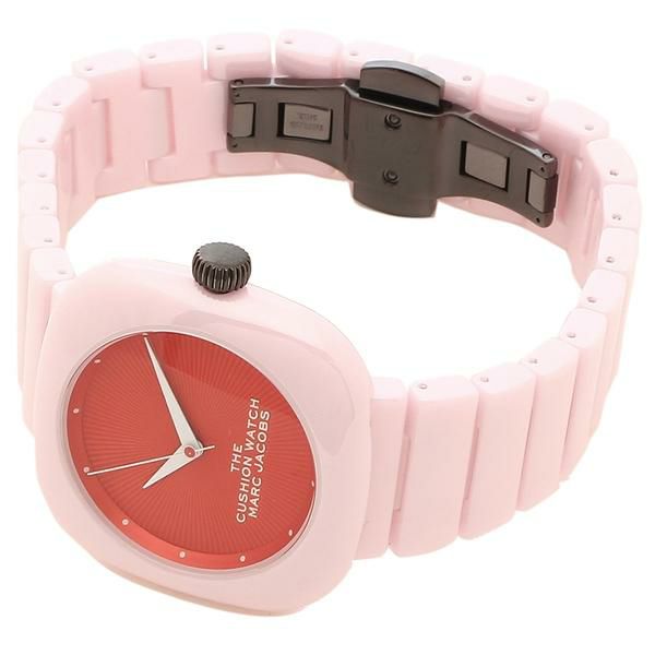 マークジェイコブス 時計 MARC JACOBS MJ0120184711 THE CUSHION 36MM ザ クッション クォーツ レディース腕時計ウォッチ ピンク/レッド 詳細画像