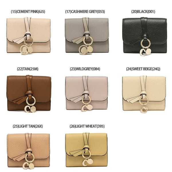 クロエ 三つ折り財布 アルファベット レディース CHLOE CHC17AP945H9Q 詳細画像