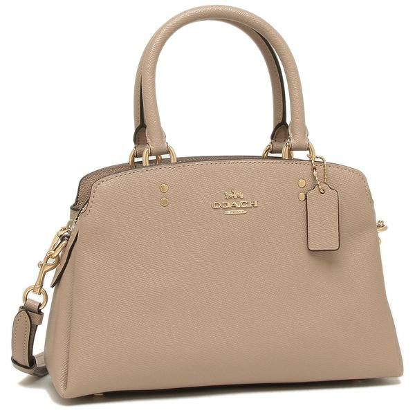 コーチ バッグ COACH 91146 IMTAU ミニ リリー キャリーオール レディース ハンドバッグ ショルダーバッグ 無地 トープ