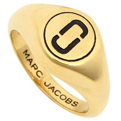 訳あり マークジェイコブス リング アクセサリー Marc Jacobs M 710 Double J Signet Ring レディース 指輪 Gold ラッピング不可商品 Axes