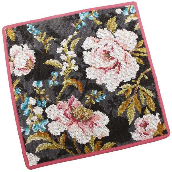フェイラー ハンカチ Feiler 135 Coral Charm ハンドタオル 花柄 Cerise Axes