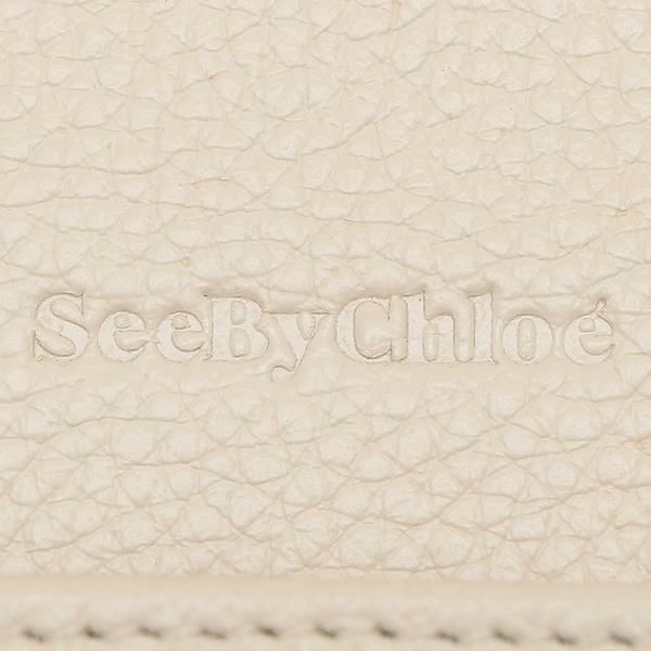 シーバイクロエ 財布 SEE BY CHLOE CHS17WP582349 24H LIZZIE LONG WALLET WITH FLAP リジー リッジー レディース 長財布 無地 CEMENT BEIGE 詳細画像