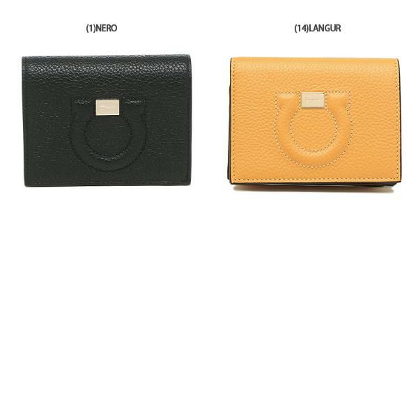 フェラガモ 二つ折り財布 ガンチョシティ ミニ財布 レディース Salvatore Ferragamo 22D514 詳細画像