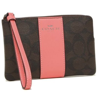 COACH 財布 (長財布) F54022 ブラウン シグネチャー レディース COACH コーチ 財布 長財布 レディース アウトレット ブランド